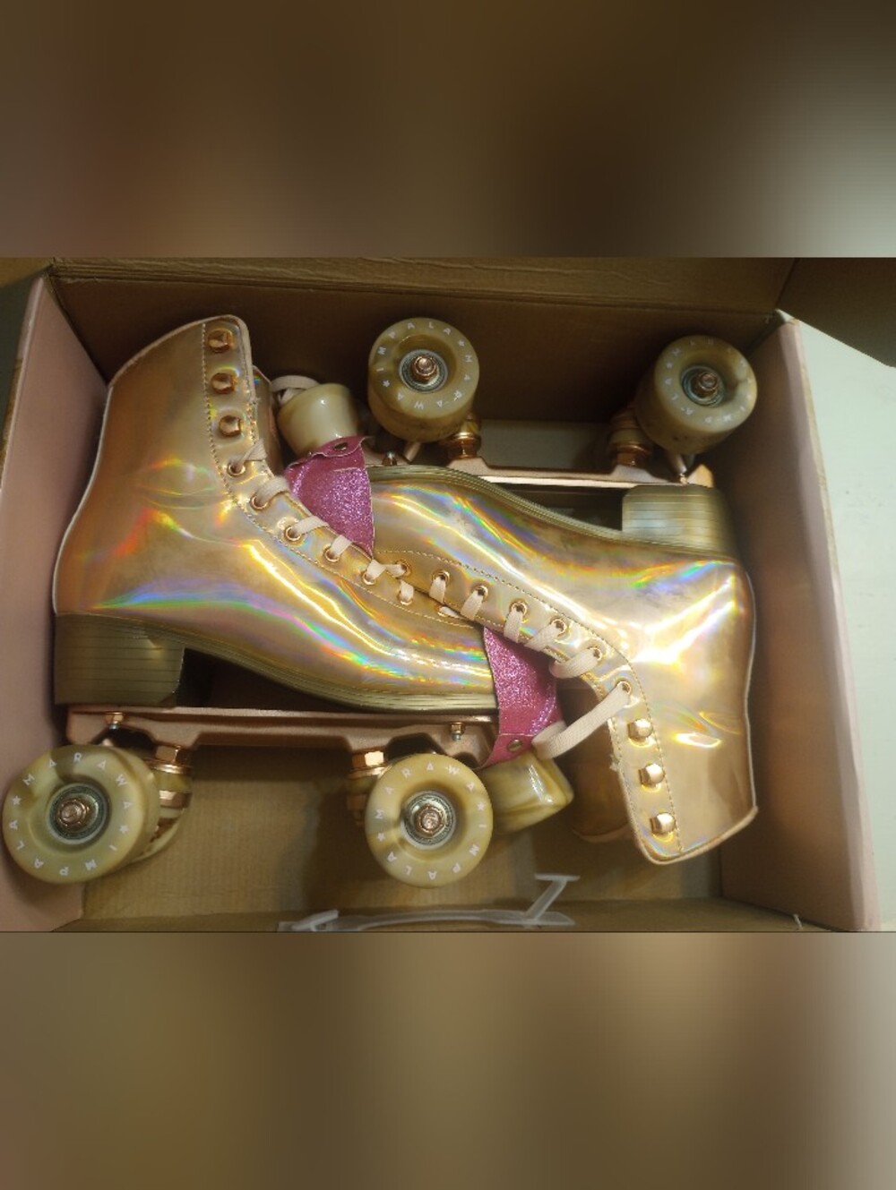 Impala Marawa Rose Gold Roller Skates With Box - Picture 5 of 13